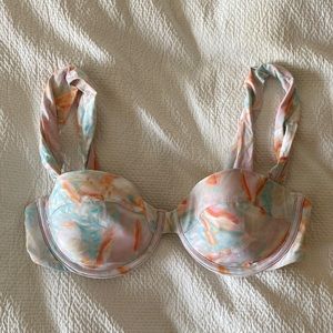 WeWoreWhat Claudia bikini top in Mutli Onyx